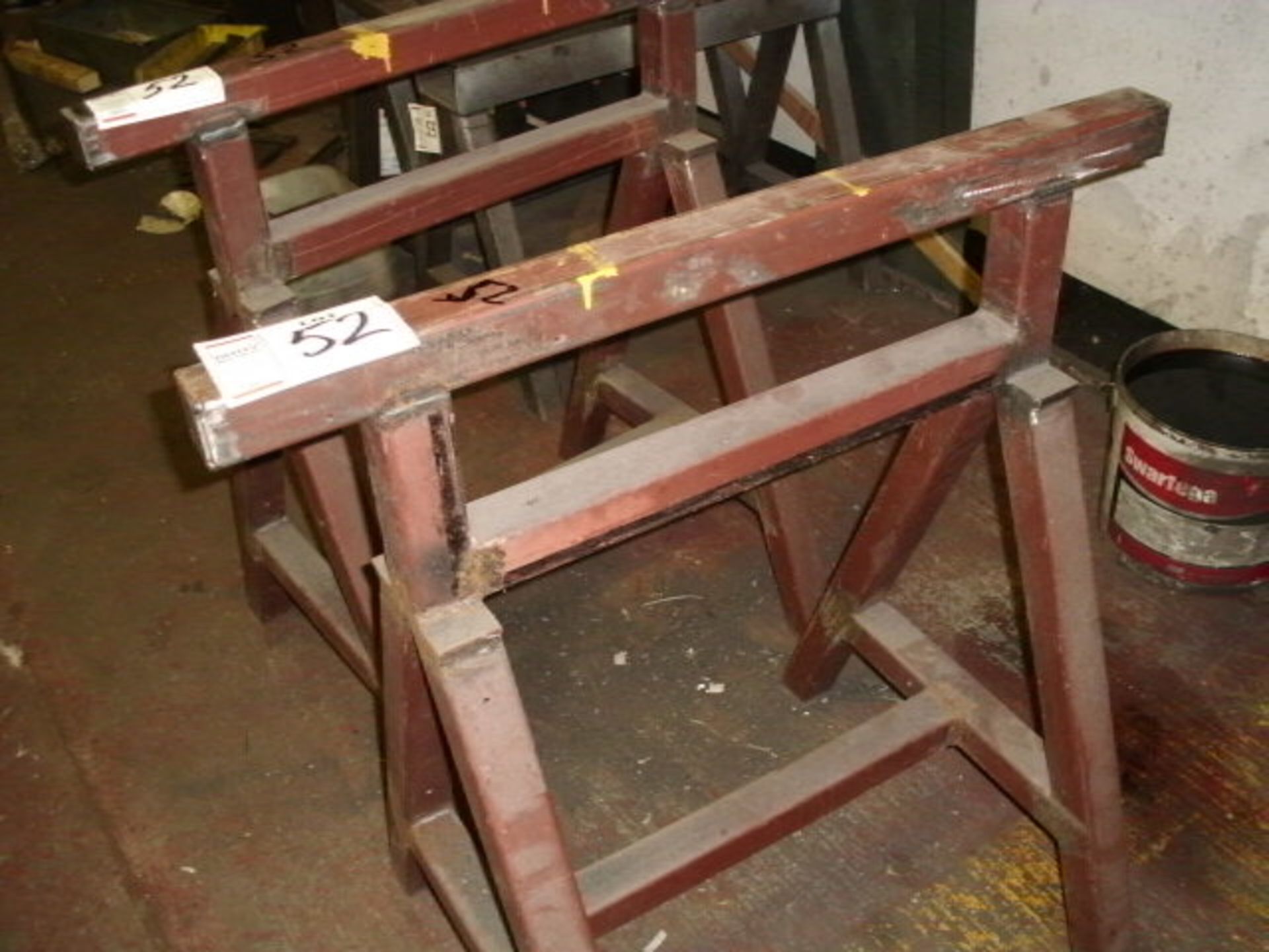 2 steel fabricated TRESTLES