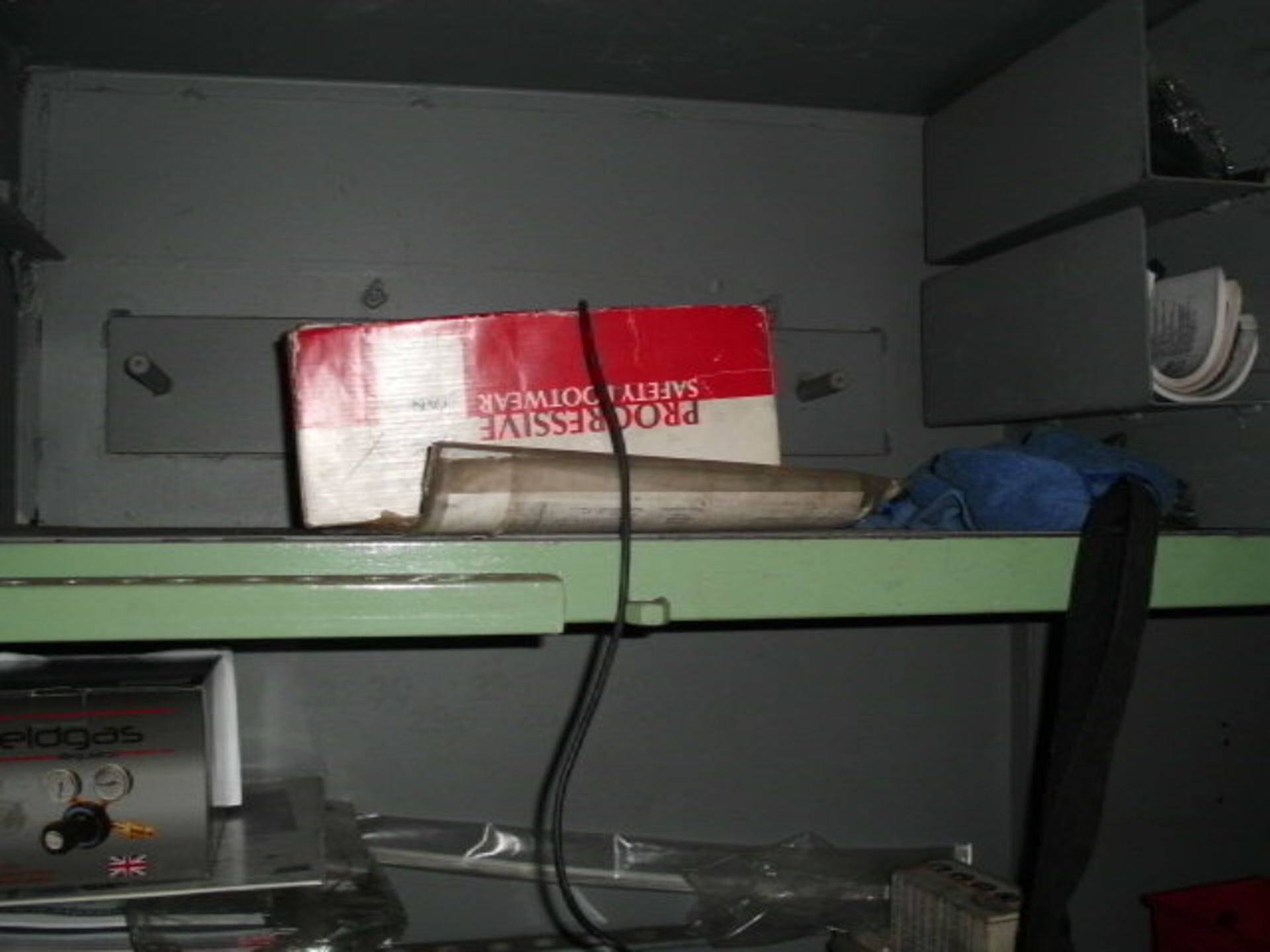 STEEL CABINET & CONTENTS (welding rods and wire) - Image 3 of 6