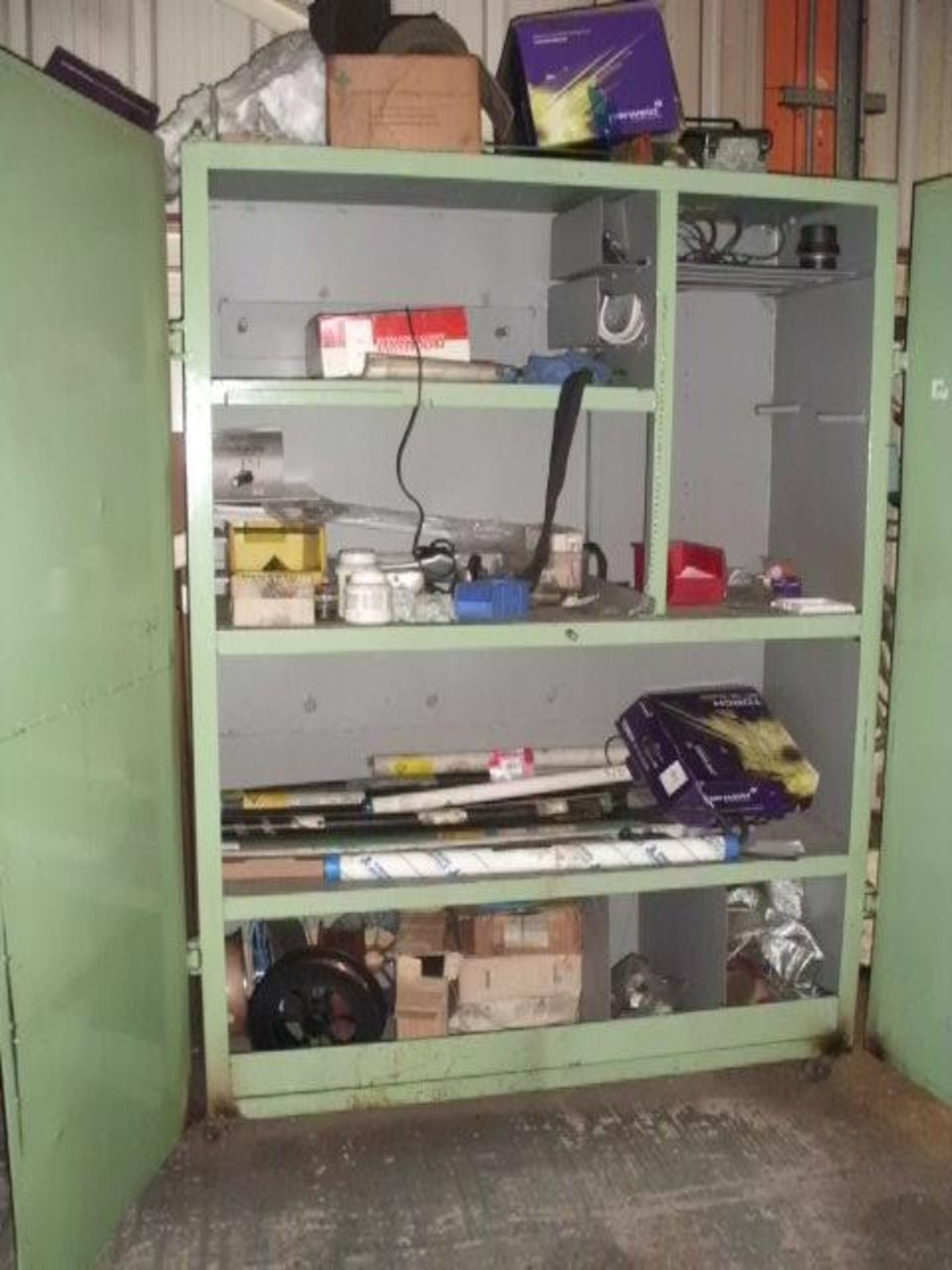 STEEL CABINET & CONTENTS (welding rods and wire) - Image 2 of 6