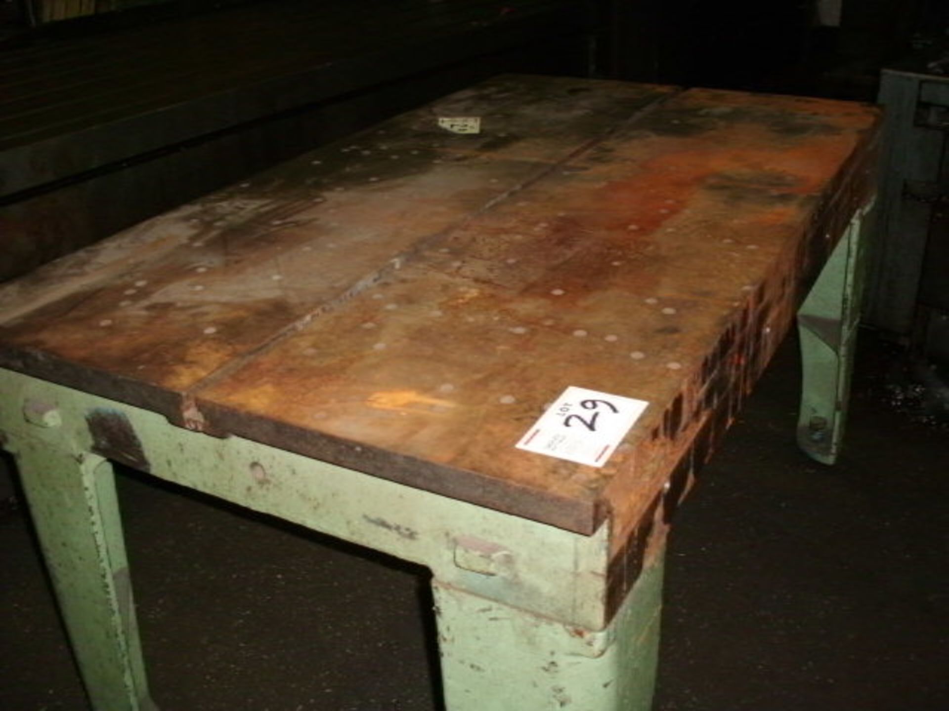 Cast steel TABLE 35" x 60" - Image 2 of 2