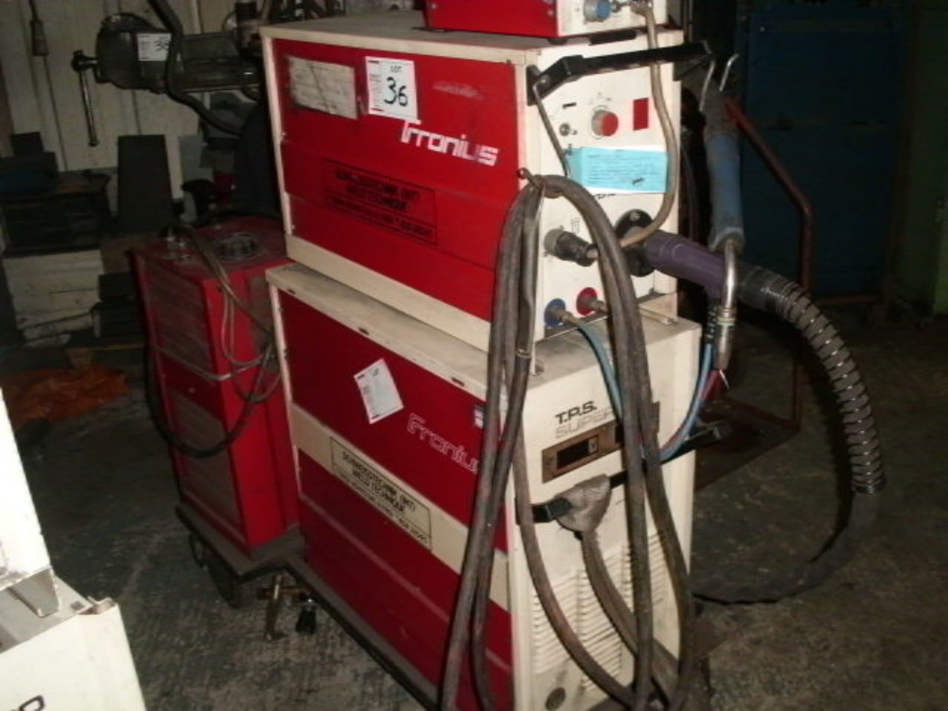 Fronius T.P.S. Super 500, UR131 WELDER and wig feed wire feed