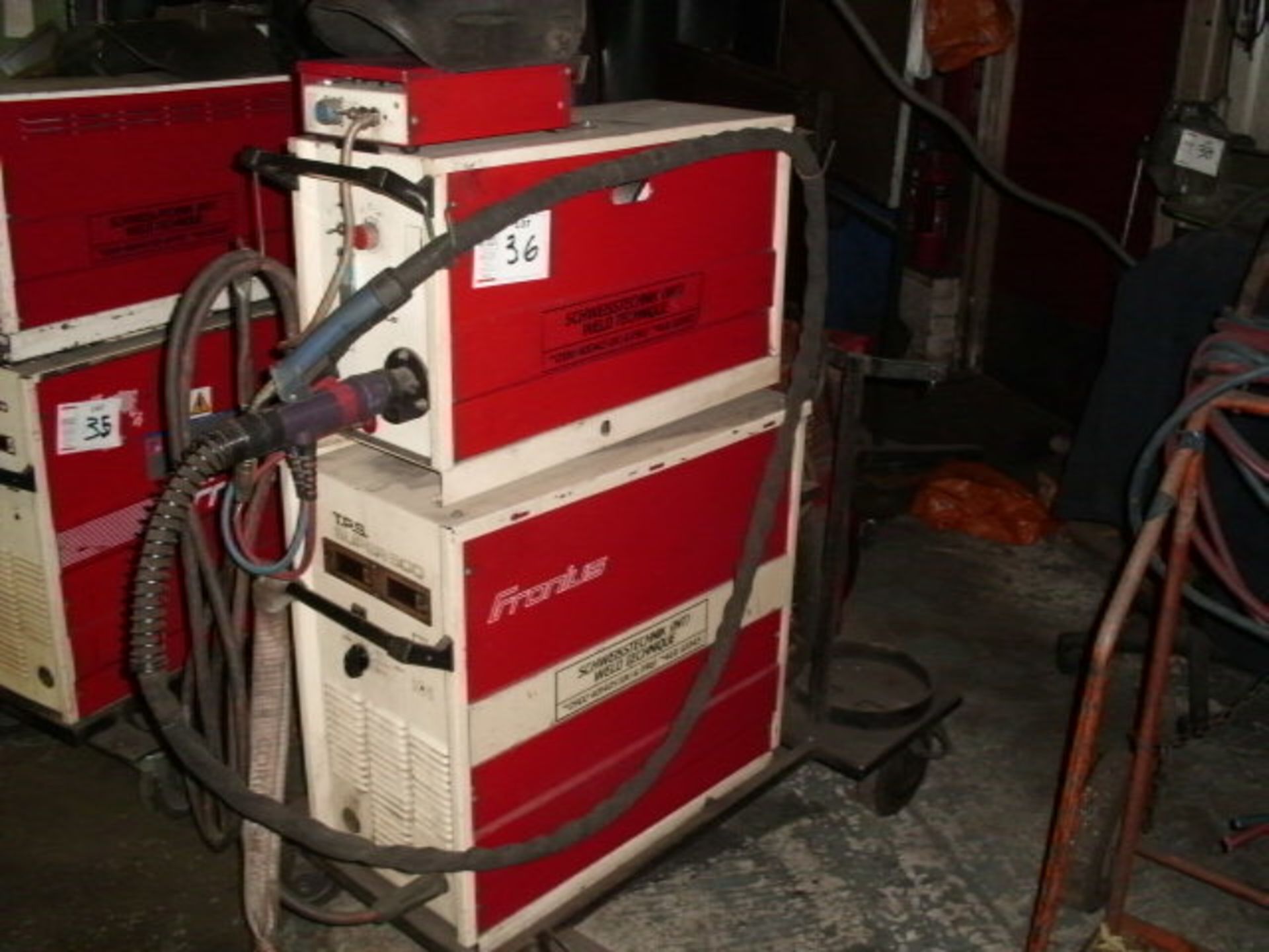 Fronius T.P.S. Super 500, UR131 WELDER and wig feed wire feed - Image 4 of 5