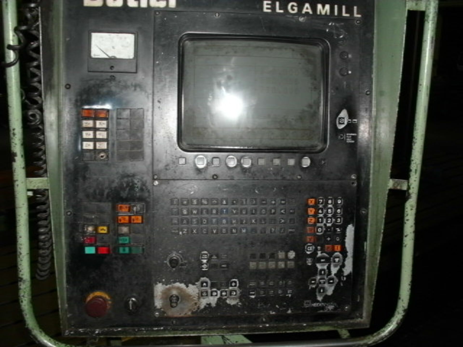 BUTLER NEWALL ELGAMILL CNC bed mill, table 8000 x 1200mm, Heidenhain 415 controls, X - 6202, Y - - Image 6 of 9