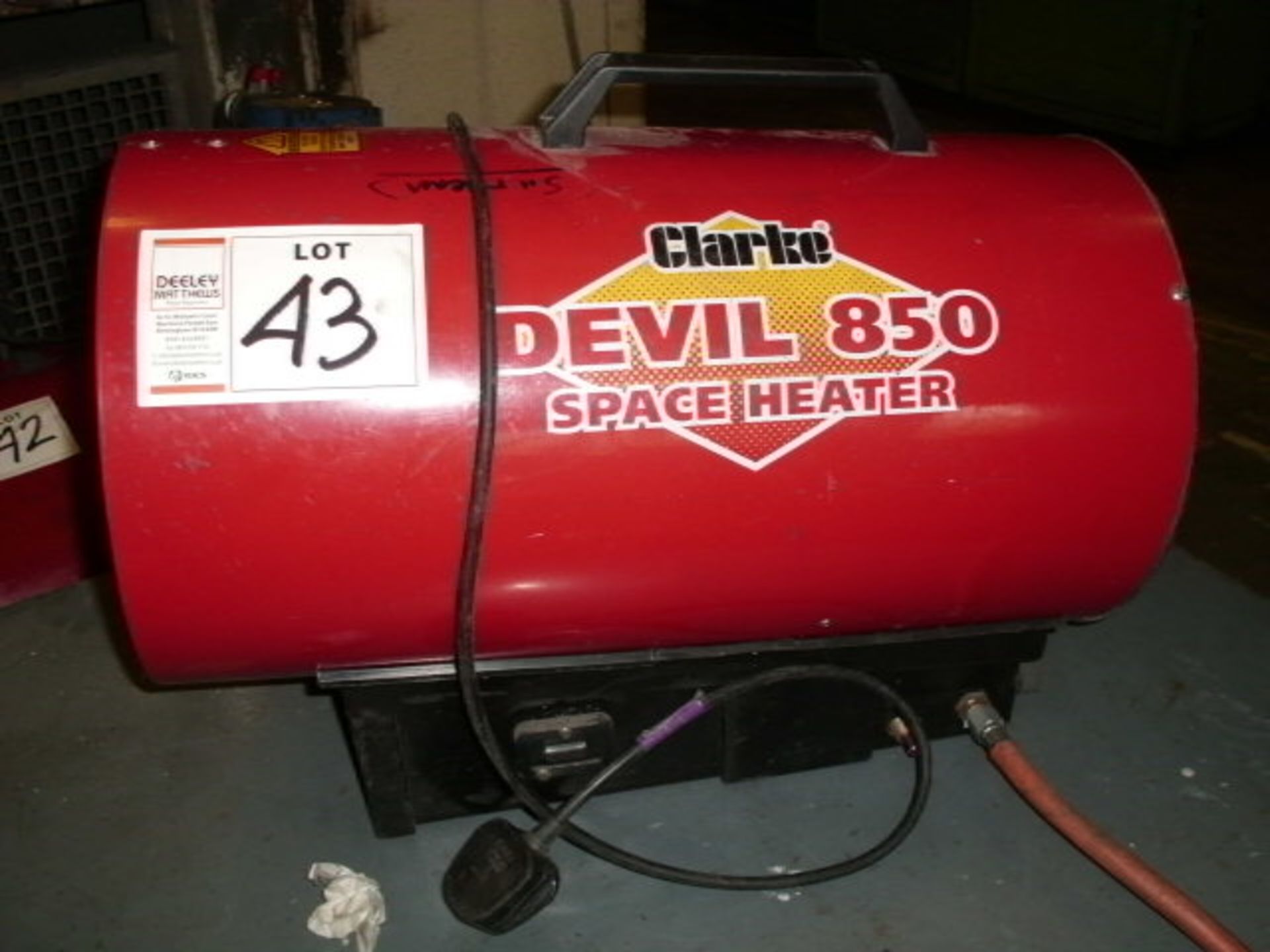 Clarke Devil 850 SPACE HEATER