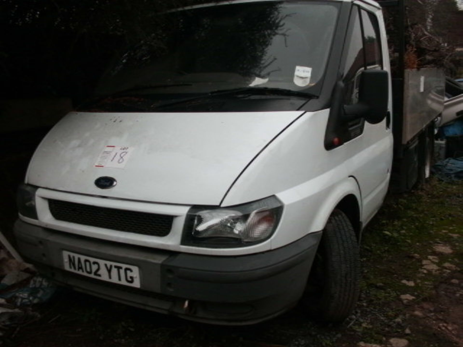 2002 FORD TRANSIT 90 T350 MWB DROPSIDE TRUCK, mileage unknown, 199,861 miles recorded, - Image 2 of 4
