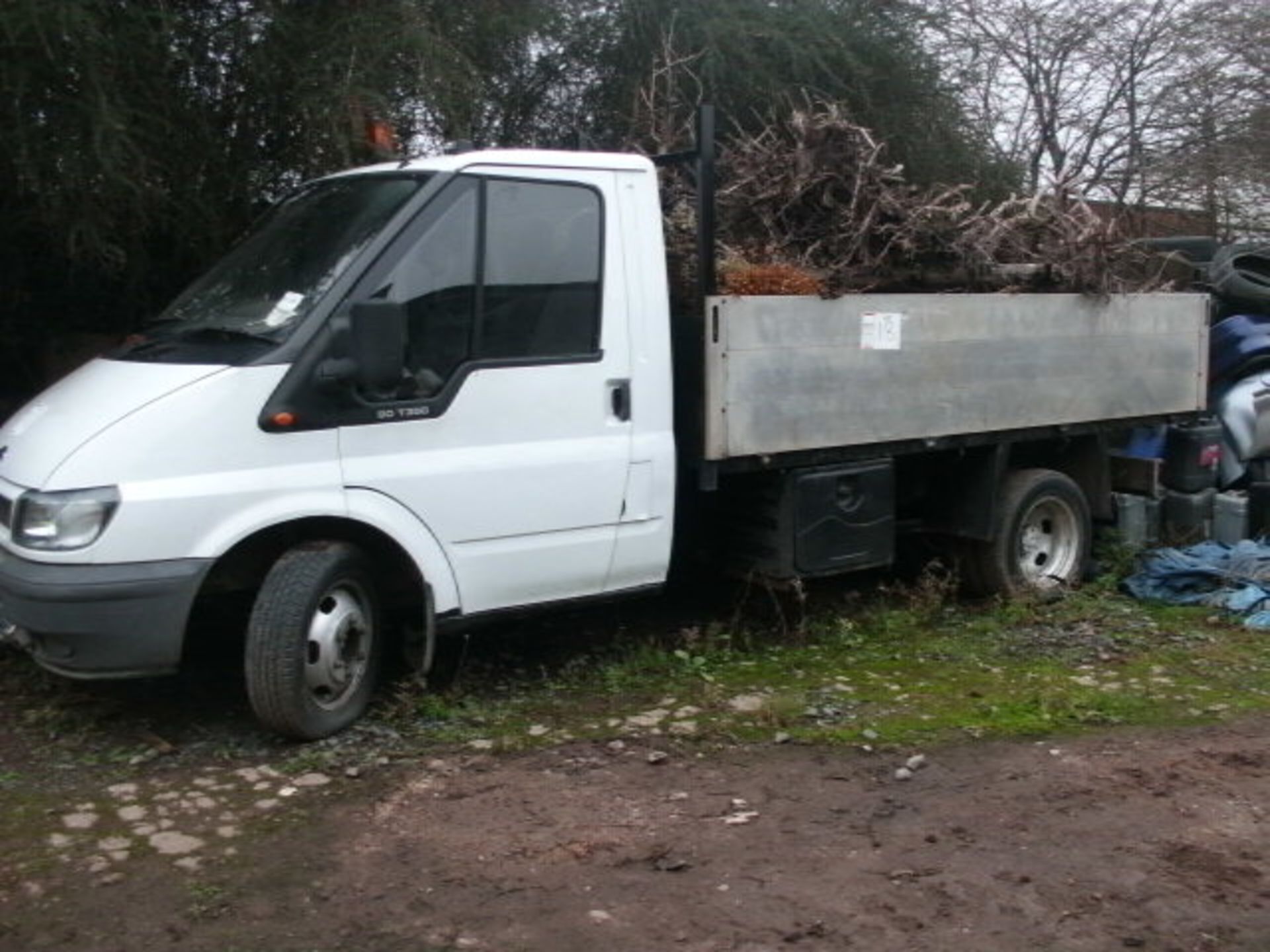 2002 FORD TRANSIT 90 T350 MWB DROPSIDE TRUCK, mileage unknown, 199,861 miles recorded,