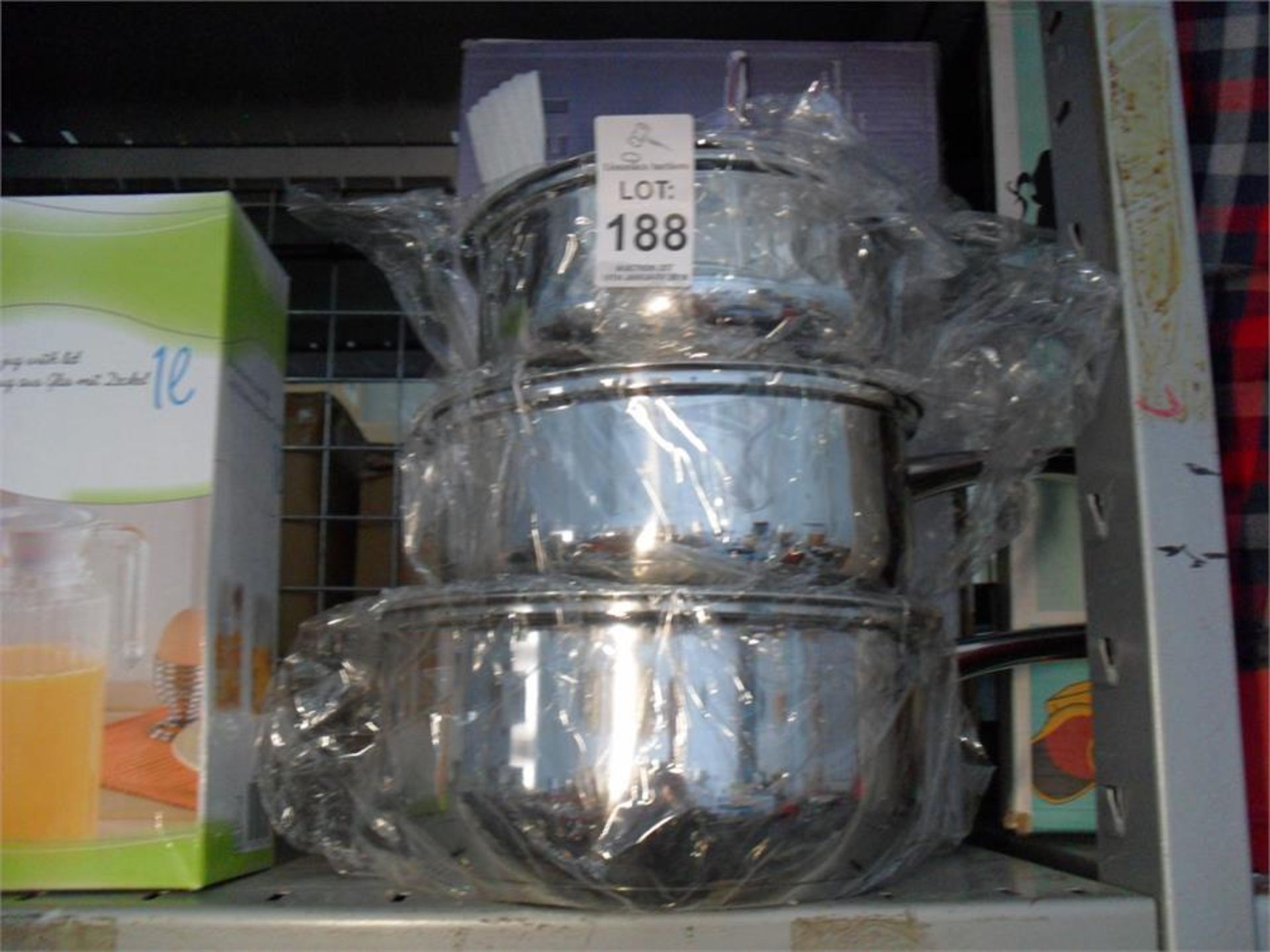 3 PIECE STAINLES STEEL POTS