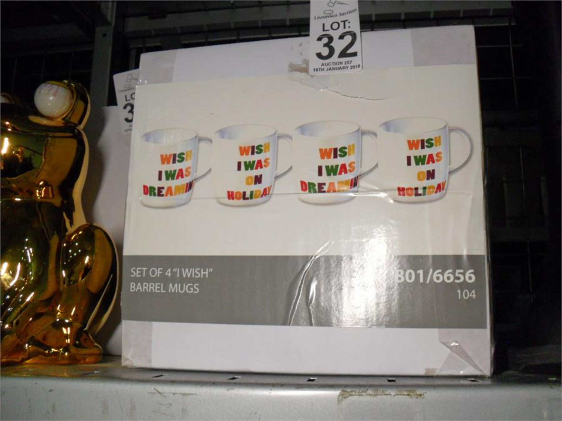 4 NEW MUGS SET