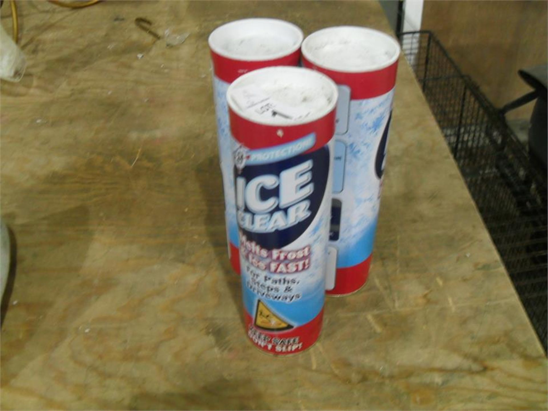 3 TUBS OF ICE REMOVER