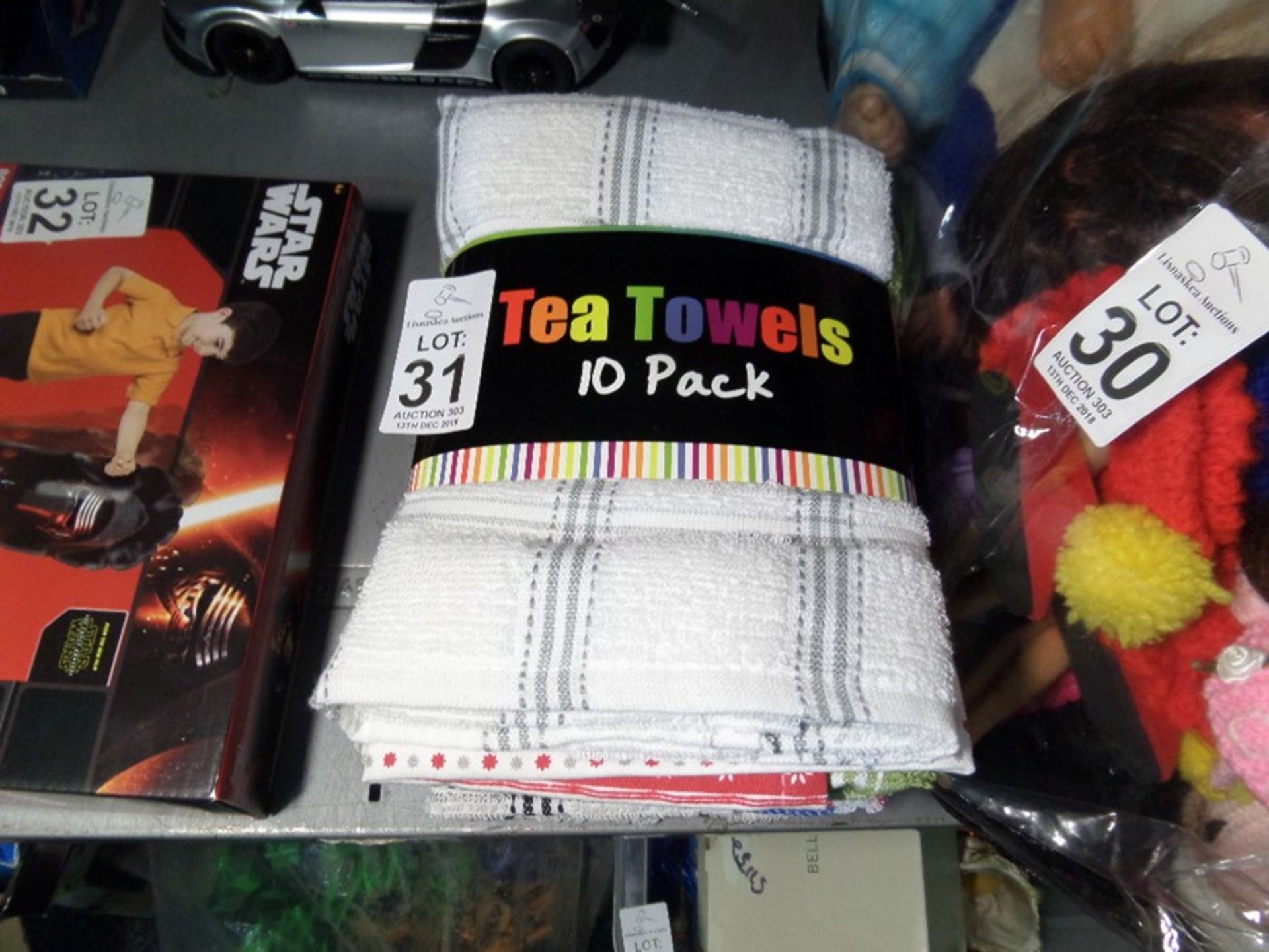 10 PACK OF NEW TEA TOWELS SHOP CLEARANCE