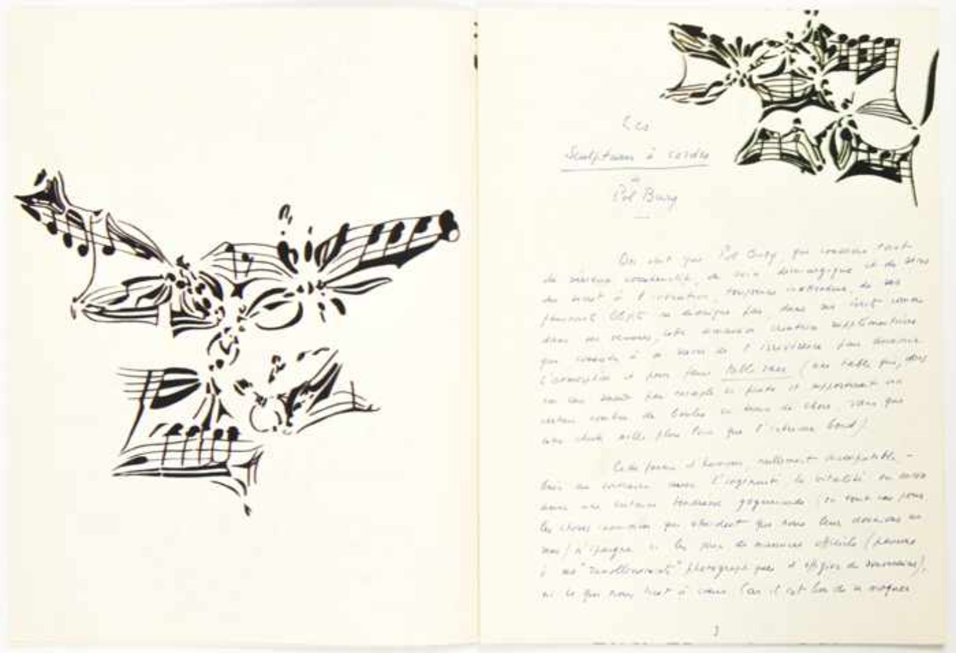 Bury, Pol Derrière le Miror, Edition 209, Avril 1974 Seitenanzahl: 16 / Original-Lithografien: " - Image 3 of 6