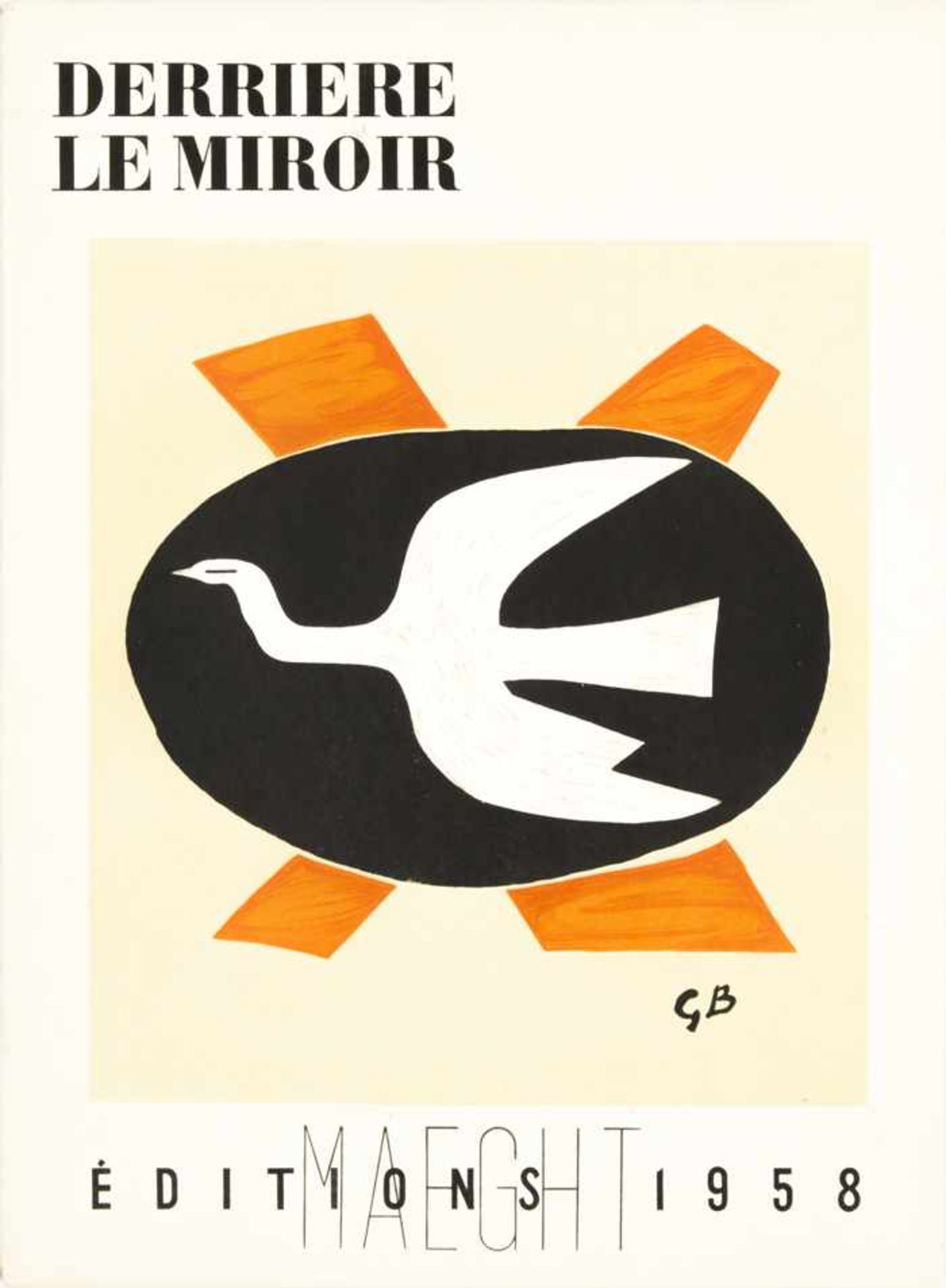 Braque, Georges Derrière le Miror, Edition 112, 1958 Seitenanzahl: 16