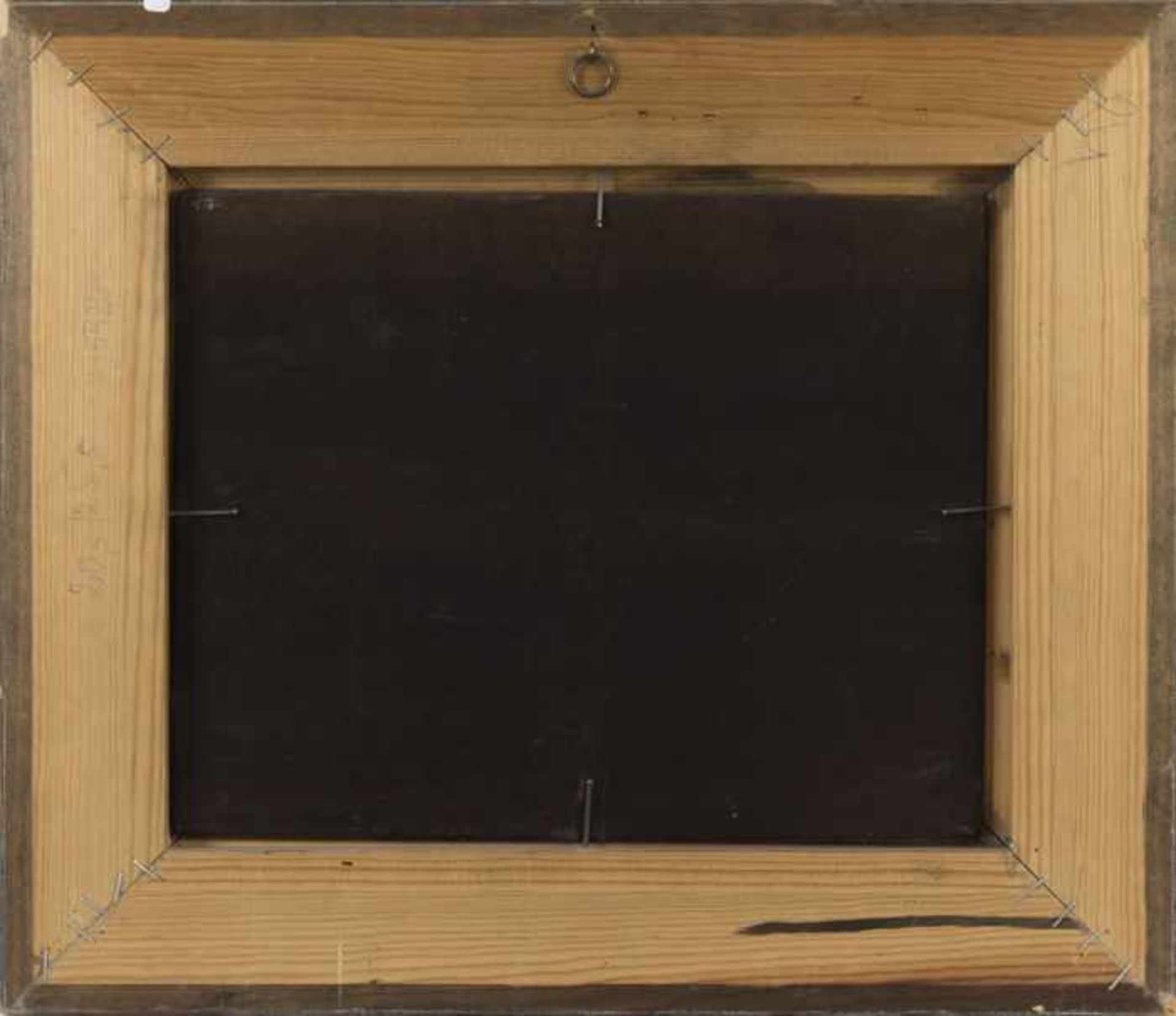 Crepaz, Hans Ohne Titel, 1969 Öl auf Holz Signiert und datiert links unten 20 x 25 cm gerahmt - Bild 3 aus 4