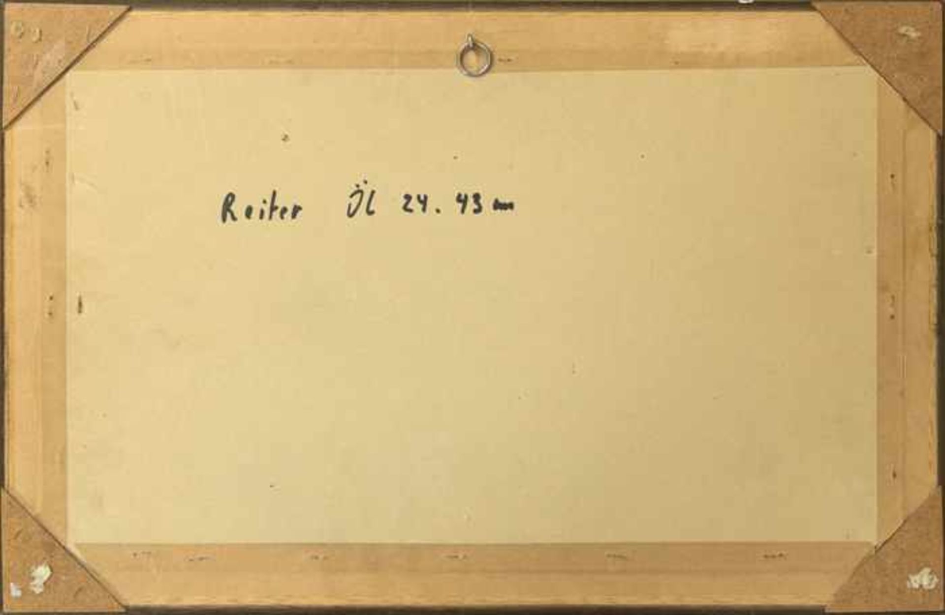 Bayer, Franz Soldaten, 1979 Öl auf Platte Signiert und datiert rechts unten 24 x 43 cm - Image 4 of 4