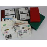 World Covers (no GB or Br Cw), in albums and loose, most FDC's. (qty) Buyer collects