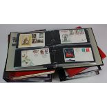 GB FDC's - large collection in various albums (qty) Buyer collects