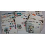 GB FDC's in small box, some better noted, tidy lot (qty)