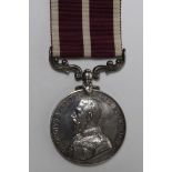 Army Meritorious Service Medal GV (swivel) named S.Sjt E F F Downes S & T Corps. L/G 16/8/1917.