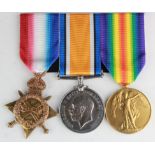 1915 Star Trio to 20911 Pte J W Woodhouse Essex Regt. Died of Wounds 17/10/1916 with the 1st Bn.