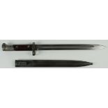 Bayonet: A good Czech VZ-24 short bayonet with muzzle ring. Ricasso marked 'CSZ-G'. In its steel