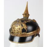 Fine Great War Cavalry Officer's Pickelhaube of the Wurtenburg Cavalry. Tall spike star retainer.