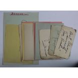 Boxing - collection of autograph packs from 1930's/40's, includes Joe Baksi, Ronnie Clatton, Jack