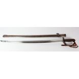 Japanese Model 1899. NCOs Cavalry Trooper's sword. Good blade 30" numbered '89152'. Chequered wood