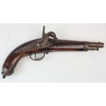 Austrian 19th century percussion military pistol