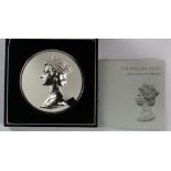 British Commemorative Medallion, silver d.60mm: The Machin Head, an Icon in the Making 2007,