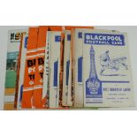 Blackpool home games c1949-1975 (approx 19)