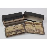 Jerusalem Israel set of 27 Underwood & Underwood stereoscope cards contained in sturdy box