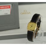 Ladies Omega De-Ville quartz wristwatch circa 1995, Boxed with some paperwork