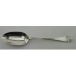 George II silver Hanoverian tablespoon, Maker - Thos. Whipman (poss.) London 1747. Weight 1 ¾ oz .