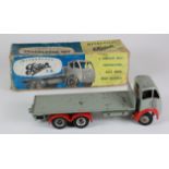 Shackleton clockwork mechanical Foden F. G. lorry, grey with red chassis, untested, contained in