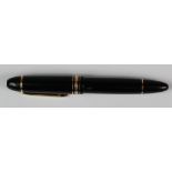 Montblanc Meisterstuck black no. 149 fountain pen, with a 4810 18k nib (no serial number)