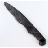 Medieval Iron Knife, approx 1400 A.D