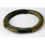 Medieval Period, Byzantine Holy Land (ca. 600 - 900 AD) mosaic glass bracelet; very nice colours and