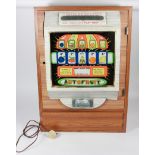 Fruit machine 'AutoFruit', circa 1960s, working, although in need of some restoration, height 77.5cm