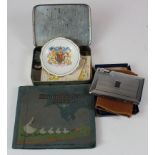 Royality interest. A collection of royality related items, including an Elizabeth II ashtray, badge,