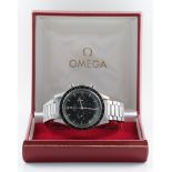 Gents Omega Speedmaster circa 1967/8, movement no. 25447654, booklet states ST145003 model but