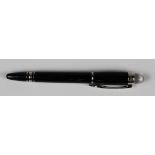 Montblanc Starwalker black & silver coloured fountain pen, with 14k Montblanc nib (serial number