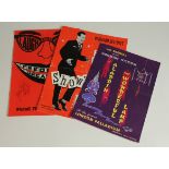 Three vintage theatre programmes signed by Bruce Forsyth, Norman Wisdom and Freddie Garrity.