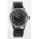 Military issue R.A.F Pilots wristwatch by Omega. Engraved on the back "A.M 6B/59 3352/56"". Watch