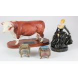 Royal Doulton shop display figurine for Brown & Phillips, circa mid 20th century, base reads '