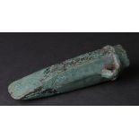 Bronze Age period (ca. 1000 - 800 BC) socketed axehead with loop; great example of earlly human