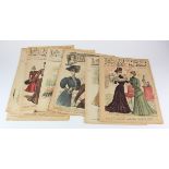 Fashion. Fourteen front covers or complete magazines, circa 1890s-1900s, with fashion plates, mainly
