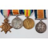 1915 Star Trio to 22221 Pte W Cousins Glouc Regt. With a BWM to 33145 Pte A Cousins S.Wales Bord (