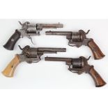 Belgium rim fire pistols in varying conditions (4) Sold a/f