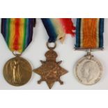 1914 Star Trio to 3-9825 Pte S C Buckby 1/North'N R. Entitled to the Clasp & Rosette (3)