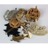 Africa - Rhodesia: A collection of 10 assorted UDI period cap badges. NEF